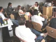 Técnicos da Celepar, do Ministério da
Saúde e do Datasus avaliam
desenvolvimento do sistema de
atendimento farmacêutico.