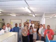 O Diretor Presidente da Celepar, Nizan Pereira e funcionários da Celepar