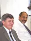 O secretário Estadual de Saúde, 
Gilberto Martin e o diretor-
presidente da CELEPAR e secretário 
de Assuntos Estratégicos, Nizan 
Pereira