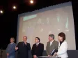 A partir da esq.: o ex secretário 
da Ciência Tecnologia e Ensino 
Superior e atual presidente do 
Lactec Aldair Rizzi, o vice-
governador, Orlando Pessuti, o 
superintendente da LPCC e diretor 
do Hospital Erasto Gaetner Flávio 
Daniel Saavedra Tomasich, o 
secretário da Saúde Gilberto Martin 
e e secretária da Ciência 
Tecnologia e Ensino Superior Lygia 
Puppato, na Escola de Governo, 29 
de janeiro de 2008