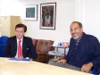 Diretor administrativo-financeiro da Sanepar 
Hermes Fonseca e secretário de Assuntos 
Estratégicos e presidente da Celepar 
Nizan Pereira: parceria para implantação de 
software livre