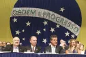 Governador Beto Richa e a Secretária da Família e Desenvolvimento Social, Fernanda Richa, participam da cerimo?nia de posse da nova diretoria da Associac?a?o Comercial do Parana? - Foto: Rogério Machado/SECS