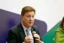 O presidente da Celepar, Jacson Carvalho Leite, durante o painel “Tecnologia e inovação na gestão pública”