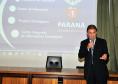 Após assinatura do acordo de cooperação entre a Celepar e a Prefeitura de Londrina, o presidente Jacson Carvalho Leite ministrou palestra sobre a utilização de soluções de TI pelo Governo do Estado do Paraná