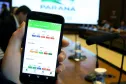 O governador Beto Richa lançou nesta sexta-feira (11), dia do Estudante, um aplicativo que permitirá aos alunos da rede estadual de ensino obterem informações sobre as atividades escolares por celular. A secretária de Estado da Educação, professora Ana Seres, e o presidente da Celepar, Jacson Leite, participam do lançamento. Curitiba,11/08/2017 Foto:Jaelson Lucas / ANPr