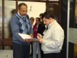 A esq. o diretor-presidente da CELEPAR 
e secretário de Assuntos Estratégicos, 
Nizan Pereira e a dir. o Rubens Miranda
Junior