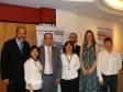 Na foto a esquerda o Diretor-
presidente da Celepar e Secretário 
de Assuntos Estratégicos, Nizan 
Pereira,  Cecilia  Miyata (ABEP), 
o diretor de sistemas e serviços 
(PRODEB), João Emanuel Moraes de 
Almeida, da Celepar, Elaine M. 
Schwarzbach, o diretor de 
operações, Robson Valentin, Edith 
N. Reimer e Luiz F. Esteche