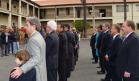 Os homenageados  na cerimônia no quartel do Comando Geral, em Curitiba - Data: 16/05/2011