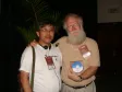 O coordenador do Gubro-Pr - Grupo de Usuários BrOffice Paraná, Vitório Furusho e o Jon "maddog" Hall, Latinoware 2007