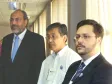 A partir da direita, o diretor-
presidente da Celepar e secretário 
de Assuntos Estratégicos, Nizan 
Pereira, da ODF Alliance, Jomar S. 
Silva e da Celepar da assessoria de 
Planejamento, Vitório Yoshinori 
Furusho, na abertura do 3º Encontro 
Nacional do BrOffice
