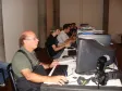 Os profissionais de imprensa realizando a 
cobertura do seminário internacional "Crise - 
Rumos e Verdades", dia 09/12/2008, 
no Canal da Música - Foto Geremias