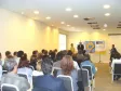 O diretor-presidente da Celepar e secretário de Assuntos Estratégicos, Nizan Pereira, autoridades presentes e os aniversariantes