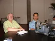 Os profissionais de imprensa realizando a 
cobertura do seminário internacional "Crise - 
Rumos e Verdades", dia 09/12/2008, 
no Canal da Música - Foto Geremias