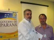Celepar com 20 anos, Antonio Carlos Schimaleski e 
o diretor de serviços IP e multimídia, Cláudio 
Crossetti Dutra