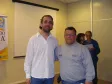Celepar com 20 anos, Arlindo José Borges Vieira e 
o diretor de operações, Robson Valentin