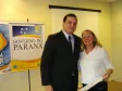 Celepar com 25 anos, Sirley Sbeghen e o diretor 
jurídico, Tarso Cabral Violin