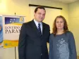 Celepar com 30 anos, Gessi Teresinha Zampieri e o 
diretor jurídico, Tarso Cabral Violin