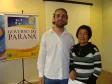 Celepar com 30 anos, Helena Yoshiko Essumi e o 
diretor de operações, Robson Valentin
