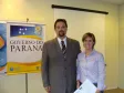 Celepar com 30 anos Lorete Ferreira Cardozo 
Coradin e o diretor de desenvolvimento, Henrique 
Salatino Miorelli