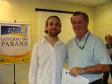 Celepar com 30 anos Milton Taborda Ribas e o 
diretor de operações, Robson Valentin