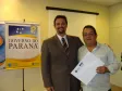 Celepar com 30 anos Paulo Alcion de Oliveira e o 
diretor de desenvolvimento, Henrique Salatino 
Miorelli