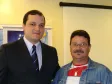 Celepar com 35 anos Carlos Benedito Mossato e o 
diretor jurídico, Tarso Cabral Violin