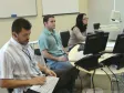 Técnicos da Celepar durante apresentação do sistema e-CAR, via webcast, para os representantes das secretarias estaduais da Fazenda reunidos em Salvador no início de fevereiro