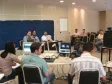 Técnicos da Celepar durante apresentação do sistema e-CAR, via webcast, para os representantes das secretarias estaduais da Fazenda reunidos em Salvador no início de fevereiro