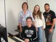 Francielle, Ines Goedert X Andrzejewski, Karla Juliana Rodrigues e o Carlos Alberto Toro Munhoz na Secretaria de Estado da Segurança Pública, Polícia Científica / Instituto Médico Legal / IML 