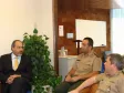 O diretor-presidente da CELEPAR e secretário de Assuntos Estratégicos, Nizan Pereira recebe a visita da Comitiva das 
Forças Armadas