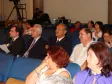 Na segunda fila a partir da esq. o 
Diretor Jurídico, Tarso Cabral 
Violin, o Diretor Administrativo-
Financeiro, Jarbas Pessoa de 
Oliveira, Adao Antonio Pedroso e 
Odemir Bara e os participantes do 
Seminário Internacional "Crise - 
Rumos e Verdades", no dia 09/12/2008