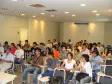 Os estudantes e professores da carreira de 
Engenharia em Sistemas de Informação da Universidade Tecnológica Nacional - 
Regional Tucumãn/Argentina, no auditório da SEAE, 
no dia 10/12/2008