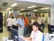 O Diretor de Operações, Robson Valentin e os 
estudantes e professores da carreira de 
Engenharia em Sistemas de Informação da 
Universidade Tecnológica Nacional - Regional 
Tucumãn/Argentina, na sala de Controle da 
CELEPAR