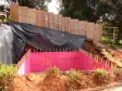 Construção da cisterna na Celepar