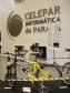 No Espaço Cultural Santos Dumont, da Companhia de Informática do Paraná (Celepar), exposição “A bicicleta como meio de transporte sustentável”, exemplares de bicicletas, informativos sobre a escolha, uso correto, fatores positivos e curiosidades sobre o veículo