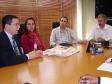 O secretário de Recursos Humanos de Belo Horizonte, Gleison Souza e a gerente de projetos especiais da Secretaria de Recursos Humanos, Daniele Alvarenga, estiveram conhecendo o sistema da Celepar para a área de recursos humanos 