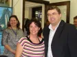 Na foto o diretor-presidente da 
Celepar, Vanderlei Falavinha 
Iensen, com a Vanusa do curso de capacitação do Telecentros 
Paranavegar e a gerente de Inclusão 
Digital da Celepar, Marilaide de 
Quadros (16/03/2009)