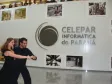 Apresentação de dança de salão na 
Celepar, da Casa de Dança (Tatiana 
Asinelli), dançarinos (14/04/2010)