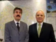 A esq. o Diretor Presidente da Celepar, José Antonio de Castro e representando o Governador do Paraná, Orlando Pessutti, o secretário de Planejamento e Coordenação Geral, Allan Jones dos Santos