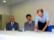 A dir. o diretor do Departamento Estadual de Trânsito (Detran), coronel Davi Pancotti,o  novo diretor presidente da Companhia de Informática do Paraná (Celepar), José Antonio de Castro e o novo Diretor Administrativo-Financeiro, Fernando José Fendrich