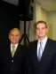 A esq. representando o Governador do Paraná, Orlando Pessutti, o secretário de Planejamento e Coordenação Geral, Allan Jones dos Santos ao seu lado o Felipe Pessuti