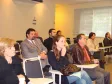O Diretor de Desenvolvimento da 
CELEPAR, Henrique Salatino Miorelli 
(terno cinza) e o público presente 
na posse dos novos membros da CIPA 
da CELEPAR 