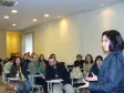 Cláudia Maria Vassão e o público 
presente na posse dos novos membros 
da CIPA da CELEPAR 
