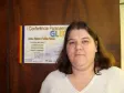A palestrante participante da "I Conferência Paranaense GLBT", Irina Bacci, 17 de maio de 2008, em Curitiba