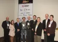 Equipe da Celepar no Conip 2013: Luiz Carlos Fracaro, Beatriz Lanza, Jacson Carvalho Leite, Marcos Vinicius Brasileiro Lanza, Altamir Brun, Henrique Salatino Miorelli, Luiz Fernando Ballin Ortolani, Fernando José Fendrich e Luiz Carlos de Almeida Oliveira