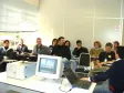 O palestrante Juciano de S. Lacerda 
e participantes na palestra de Tese 
de Doutorado "Ambiências 
comunicacionais e vivências 
midiáticas digitais