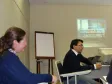A esq. a gerente de Inclusão 
Digital, Marilaide de Quadros e a 
dir. o palestrante Juciano de Souza
Lacerda