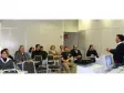 Palestrante e participantes na 
palestra de Tese de 
Doutorado "Ambiências 
comunicacionais e vivências 
midiáticas digitais". Conexões e 
sentidos entre especialistas 
pessoais, arquitetônicas e 
difitais: um estudo de experiência 
dos internautas em telecentros de 
acesso público gratuito dos 
projetos Paranavegar e Faróis do 
Saber - Curitiba/Pr (Universidade 
do Vale do Rio dos Sinos - UNISINOS)