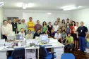 O diretor-presidente Nizan Pereira ao lado da equipe de 
técnicos desenvolvedores de sistemas da Celepar. Foto: 
Celepar