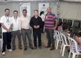 Julio Cesar, Eduardo Cardoso, Valderi P. da Silva, Jacson Carvalho Leite  e Alzemar Venâncio. Equipe da Celepar presente no Paraná em Ação do Bairro Novo